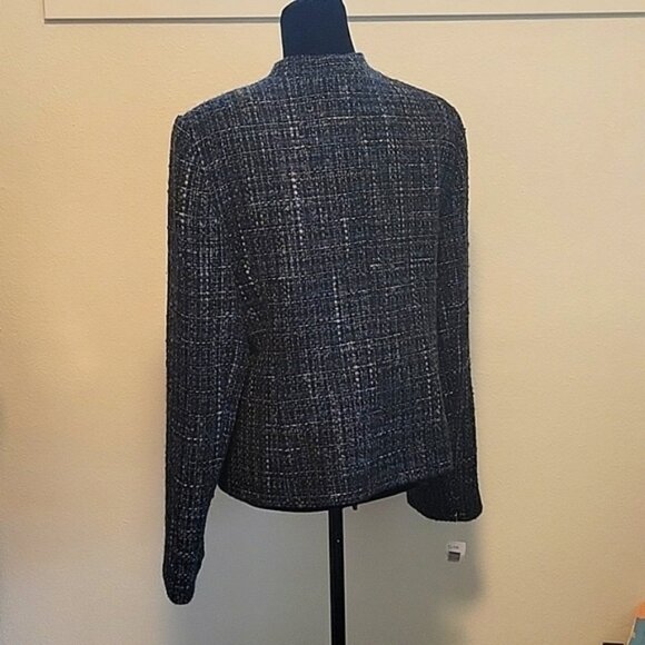 Louben Wool Blend Knit Dress Jacket - Picture 2 of 8